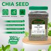 Chia Seeds Fiber & Protein Perfect for Smoothies, Oatmeal, Pudding, and Baking 48 oz Jar view 2
