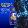 B12 Overload Extra Strength Energy Shot Mixed Berry 260mg Caffeine, 14000% B12, Electrolytes Energy & Vitality Support Zero Sugar No Calories Vegan, Kosher, Gluten-Free 1.93 fl oz, 12-Pack view 3