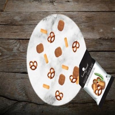 Summer Harvest Savory Snack Mix with Pretzels - .75oz/100 Bags - Pretzels, Garlic Bread Bites and Seasoned Rye Bagel Chips Individually wrapped