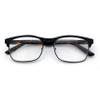 SA106 Classic Half Rim Contemporary Fashion Rectangle Powered Reading Glasses Black Tortoise +3.0 view 1