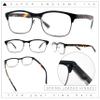 SA106 Classic Half Rim Contemporary Fashion Rectangle Powered Reading Glasses Black Tortoise +3.0 view 2