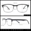 SA106 Classic Half Rim Contemporary Fashion Rectangle Powered Reading Glasses Black Tortoise +3.0 view 3