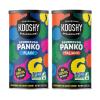 Kooshy Vegan & Dairy Free Panko Bread Crumbs | Kosher Certified Non GMO Sourdough Breadcrumbs for Cutlets, Vegetables, Meatballs, Meatloaf, Mac and Cheese & More (Variety Pack | 7.5 oz / 2 Pack) view 1