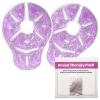 Breast Treatment Ice Pack Hot Cold Breast Pad, Nursing Pain, Mastitis, Swelling, Essential for Breastfeeding New Mothers, 2 Pack (Purple, L) view 1