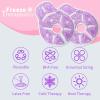 Breast Treatment Ice Pack Hot Cold Breast Pad, Nursing Pain, Mastitis, Swelling, Essential for Breastfeeding New Mothers, 2 Pack (Purple, L) view 3