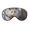 Opossum in Snow Sleep Mask Soft Comfortable Eye Mask with Adjustable Strap Eye Cover Eye Shade for Men Women Work Travel view 1