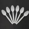 1000 Count Bulk White Disposable Plastic Spoons, Heavy Duty Sturdy and Durable view 2