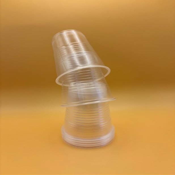 100 Count 5OZ Translucent Cups, Mini Juice Cups for Soda, Water, Etc.
