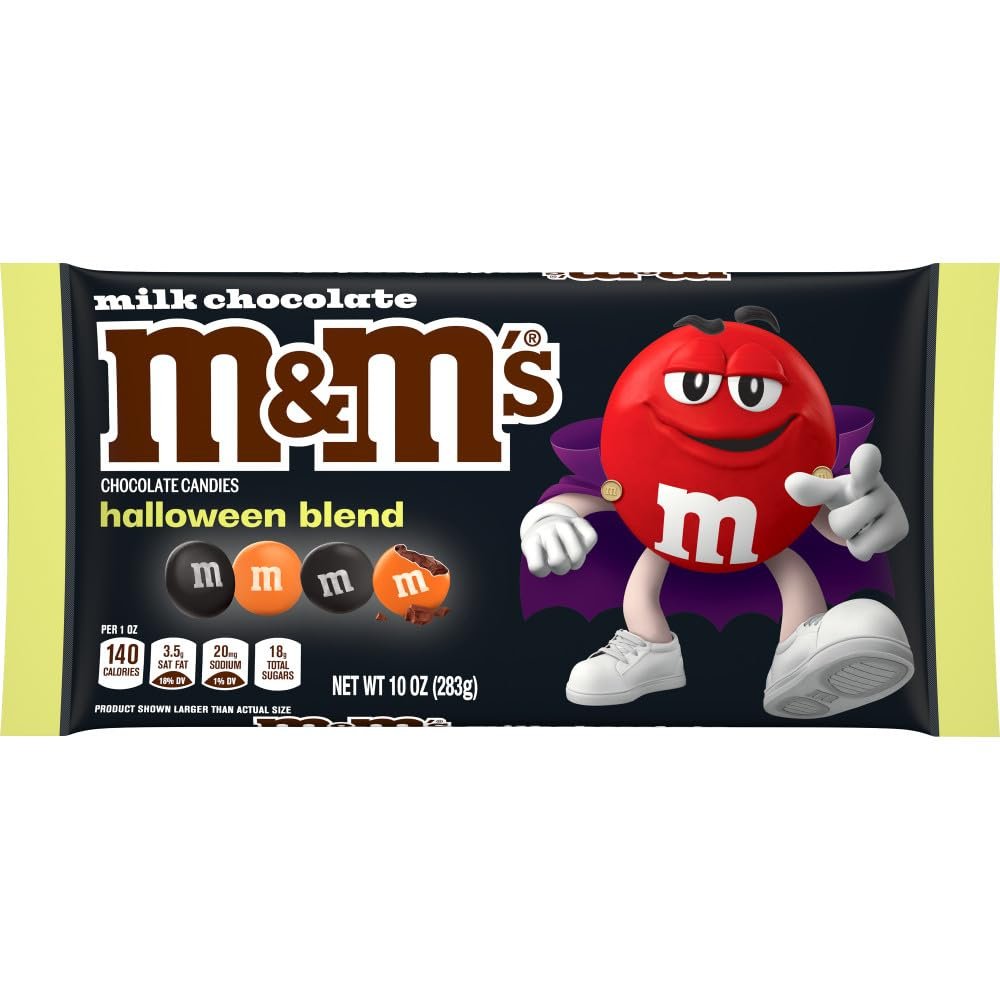 M&M'S MILK CHOCOLATE HALLOWEEN BLEND 10 OUNCES PER BAG