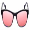 Calabria Lilac Cat Eye FL-41 Glasses for Women - Pink Tinted Light Sensitivity Eyewear | Stylish Acetate Frames For Daily Wear view 2