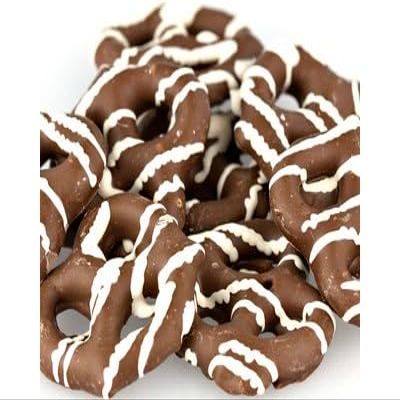 Nuts To You Sugar-Free Milk Chocolate Pretzels 8 oz Resealable Bag, No Sugar Added Snack, Mini Pretzels Covered in Creamy Milk Chocolate, Sweet and Salty Delight