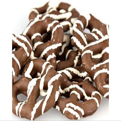 Nuts To You Sugar-Free Milk Chocolate Pretzels 8 oz Resealable Bag, No Sugar Added Snack, Mini Pretzels Covered in Creamy Milk Chocolate, Sweet and Salty Delight