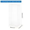 MECCANIXITY Plastic Retail Boxes 2.5"x1.9"x5.8" Gift Box with Protecting Film for Candy, Cookies, Christmas, Wedding, Party Wrapping Clear Pack of 20 view 2