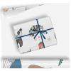 Animals Pattern Gift Wrapping Paper Birthday Party - Colorful Gift Wrap - 58 Inch X 23 Inch Per Sheet(Print-02,58"x 23") view 1