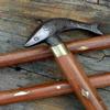 Antique Black Brass Finish Fish Head Handle Vintage Designe Wooden Walking Stick Cane Handmade Best Gift Item 3 Fold 37inches view 2