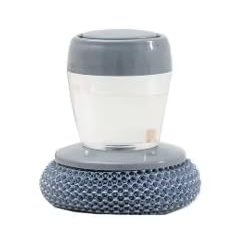 1pc Portable Kitchen Soap Dispensing Dishwashing Tool Brush Easy Use Scrubber Wash Clean Tool Kitchen Cleaning Tool
