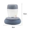 1pc Portable Kitchen Soap Dispensing Dishwashing Tool Brush Easy Use Scrubber Wash Clean Tool Kitchen Cleaning Tool view 2