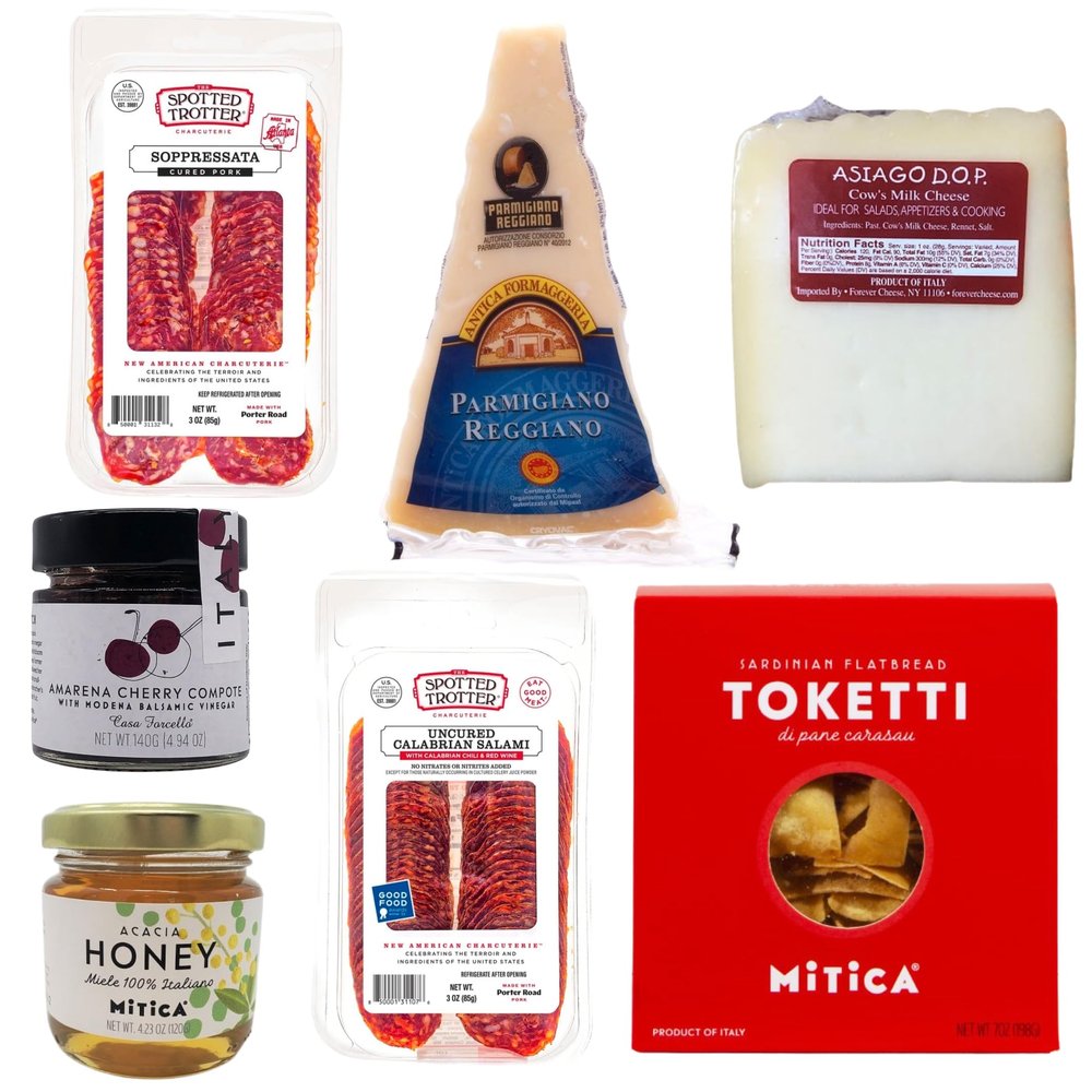 Chef Nicola's Charcuterie Bundle Premium Selection of Artisanal Meats, Cheeses & Accompaniments Perfect for Charcuterie Boards Ideal for Gifting or Entertaining