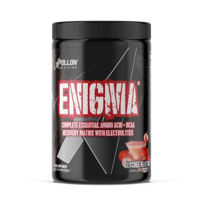 Apollon Nutrition Enigma Complete EAA + BCAA Hydration Matrix | 9 EAAs, Electrolytes, Osmolytes | Performance & Recovery Formula | 20 Serving, Lychee Martini