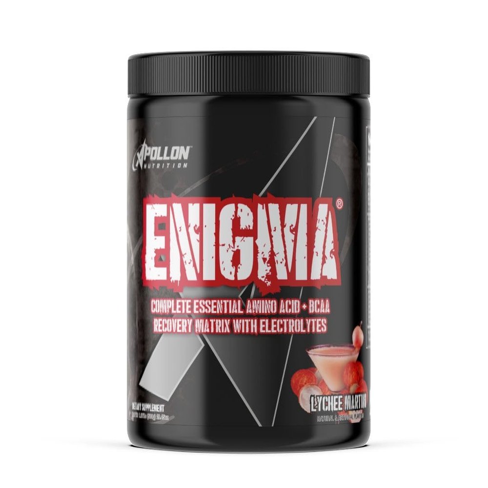 Apollon Nutrition Enigma Complete EAA + BCAA Hydration Matrix | 9 EAAs, Electrolytes, Osmolytes | Performance & Recovery Formula | 20 Serving, Lychee Martini