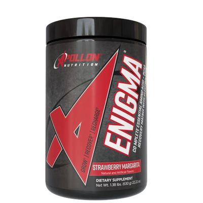 Apollon Nutrition Enigma Complete EAA + BCAA Recovery Matrix | 23.5g Total Aminos, 5g Leucine | Glutamine + Electrolytes | 40 Serving, Strawberry Margarita