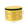 JOINPAYA Tibetan Singing Bowl Storage Bag Compact Portable Case with Elegant Design for Meditation and Buddhist Sound Bowls Versatile Pouch with Intricate Patterns view 2
