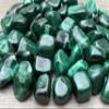 1/2 Pound Malachite Tumbled Stones, Polished Natural Malachite Rock, Genuine Malachite Stone Bulk Lot view 4
