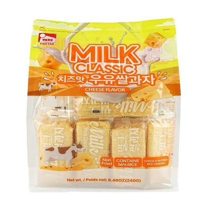 Milk Classic Rice Cracker/Milk Cheese Flavor 8.46 oz (Milk Crackers Cheese)