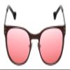 Calabria Maureen Round Pink Tint FL-41 Reading Glasses +3.75 Burgundy Red Women Blue Light Sensitivity FL41 Readers view 2