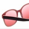 Calabria Women Cat Eye FL-41 Tinted Reading Glasses with FL-41 Lenses Plum Pink Frame | Blue Light & Fluorescent Light Blocking Eyeglasses | Migraine Relief Eyewear | Magnification 3.25x view 4