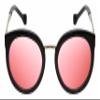 Calabria S03 Panthos FL-41 Migraine Glasses for Women Pink Light Sensitivity Glasses | Fluorescent Light, Screen Glare, and Photophobia Relief | Magnification 2.00x & Black Silver view 2