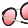Calabria S03 Panthos FL-41 Migraine Glasses for Women Pink Light Sensitivity Glasses | Fluorescent Light, Screen Glare, and Photophobia Relief | Magnification 2.00x & Black Silver view 4