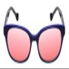 Calabria North Shore Cat Eye Pink Tint FL-41 Reading Glasses +1.75 Blue Women Blue Light Sensitive FL41 Readers +1.75 view 2