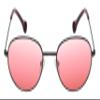 Calabria Taylor Round Pink Tint FL-41 Reading Glasses +6.00 Black Red Tortoise Women Blue Light Sensitivity FL41 Readers view 2
