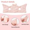 Tracheostomy Dressing Pads, 2-Pack Trach Pads, Reusable Trach Tube Covers Buttefly Shape (Pink) view 3