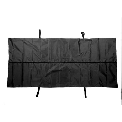 CHEOTIME Body Bag, Leak Proof Body Storage Bag with 4 Side Handles and Center Zipper, 210D Silver Coated Watertight Oxford Cloth Storage Bag for Funeral Hospital Transportation (150 * 60CM)