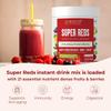 Super Reds (250 g), 21 nutritious fruits, berries & Stevia (No Added Sugar) | Rich in antioxidants, flavonoids & polyphenols | Heart, Circulation health, Energy (Super Reds) view 2