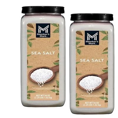 Sea Salt, 36 Ounces (36 ounce (2 pack))