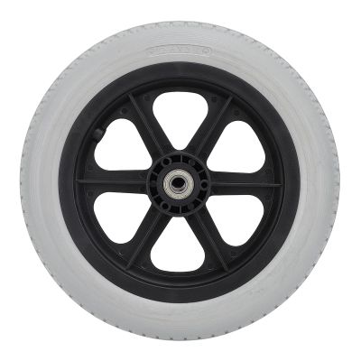 12in PU Wheelchair Caster Front Rear Caster Tire Replacement Wheels for Wheelchair