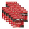 12-Pack (Bulk Size) Halal Bites Ghost Pepper Flavor Beef Jerky, Organic Grass-Fed Beef, Naturally Smoked, Infused with Honey & Black Cumin Seed view 1