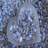 Blue Lace Agate Chips Natural Mini Blue Lace Agate Stones, Crushed Undrilled Blue Lace Agate, Semi-Tumbled Genuine Blue Lace Agate (1/8 lb) view 2