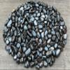 Hematite-Large Chips Natural Mini Hematite-Large Stones, Crushed Undrilled Hematite-Large, Semi-Tumbled Genuine Hematite-Large (1 lb Bulk) view 1