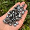 Hematite-Large Chips Natural Mini Hematite-Large Stones, Crushed Undrilled Hematite-Large, Semi-Tumbled Genuine Hematite-Large (1 lb Bulk) view 2