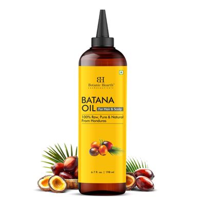 Botanic Hearth Hair Oil for Hair Growth & Home Hair Perm Kit | Strengthening Dry, Frizzy, Damaged Hair & Scalp Treatment | Batana Oil 6.7 Fl Oz