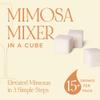Teaspressa Luxe Mixer Cube - Handcrafted Peach Bellini Champagne Drink mixer - Only 10 Calories - Craft Cocktail Mixer, Just Mix with champagne, bubbly, Or Mocktail - Vegan - Great Gift - the perfect Peach Bellini - Makes 30 Cocktails - Hosting Made view 2