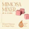 Teaspressa Luxe Mixer Cube - Strawberry Mimosa - Craft Champagne Cocktail Mixer for Strawberry Mimosa's - Just Mix with Champagne, Bubbly, or Make a Mocktail - Kosher - Makes 30 Cocktails - Hosting Made Easy - Great Gift Idea view 2
