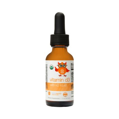 Serawise Organic Liquid Vitamin D3 with K2 by Dr. Ana Maria Temple | Supports Strong Bones and Immune Health | USDA Certified Organic | Olive Oil Base for Enhanced Absorption | 1 Fl Oz