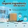 Kiid Coffee - 99.9% Caffeine-Free Coffee for Kids - As Seen on Shark Tank - 3-Flavor Premium Gift Set with Cup and Frother - 12 Vitamins & Minerals, 4g Prebiotics, 0g Sugar - Organic & Non-GMO view 4