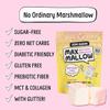 Max Mallow Sugar Free Marshmallows - Keto Friendly, Perfect for S'mores, Hot Chocolate, and Baking with Zero Sugar Snacks, Smores Mct Oil Zero Sugar Marshmellow Marshmallow Birthday Cake, 2 Pack view 3