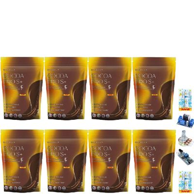 MadellaCocoa Pro S Plus Cocoa From France & Italy 0% Sugar Delicious Intense Much Mellow Good Shape 5 Sachets/Pack (75g) Set 8 B450 By Thaigiftshop [Get Free Tomato Facial Mask]